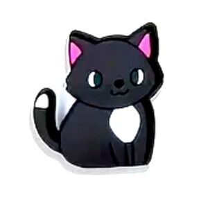 Black and White Cat shoe charm NWOT